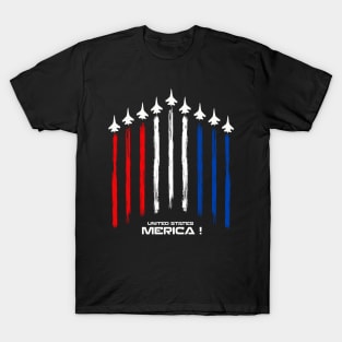 Air Force US Veterans 4th of July T shirt - American Flag T-Shirt T-Shirt